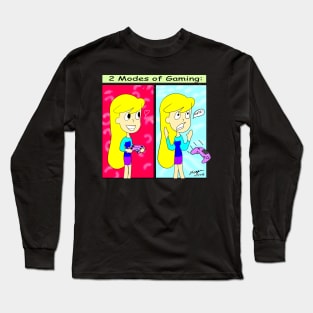 2 Modes of Gamers Long Sleeve T-Shirt